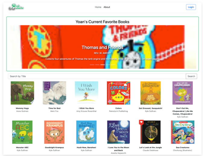 a screenshot of various chidlrens book